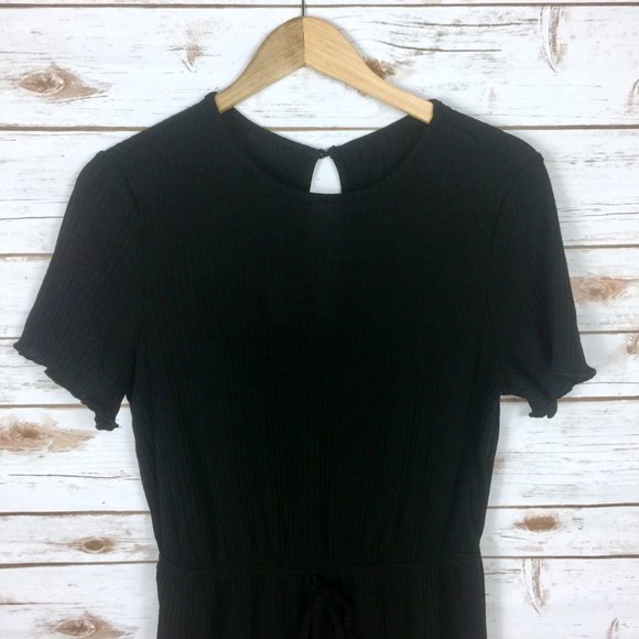 Black MakeMeChic High Waist Romper - Picture 2 of 11